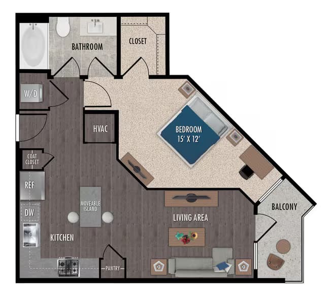 Unit 802 floor plan