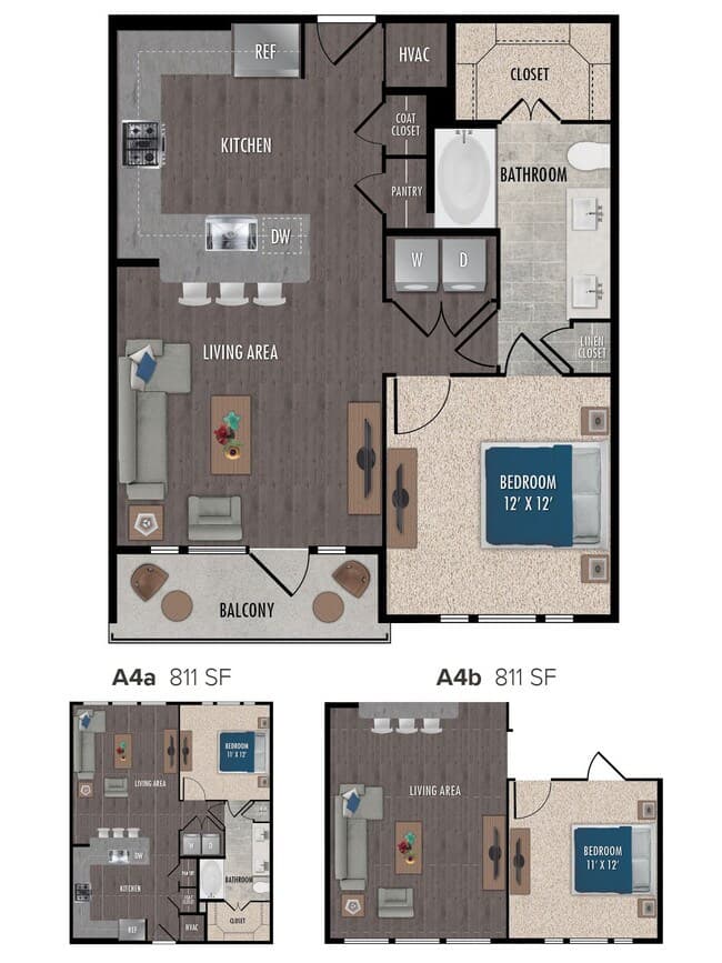 A4b-1x1 251 floor plan