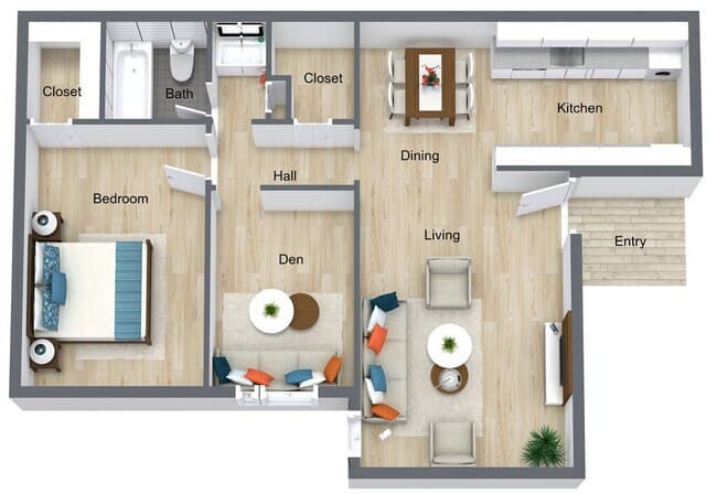 Unit 136 floor plan