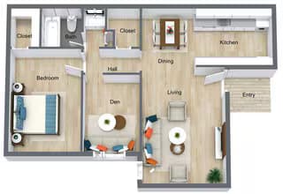 C-1x1 165 floor plan