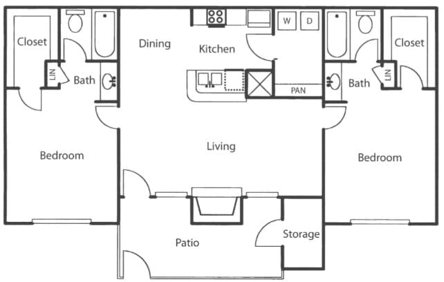 B2 2306-1 floor plan