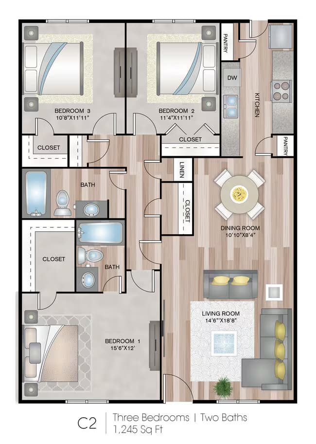 C2 223 floor plan