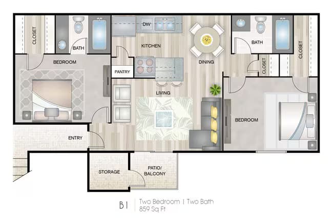 2x1 1509 floor plan
