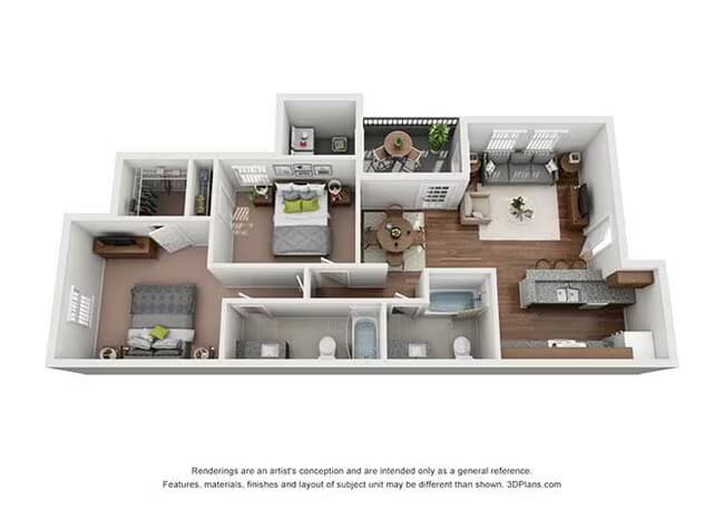 Unit 0922 floor plan