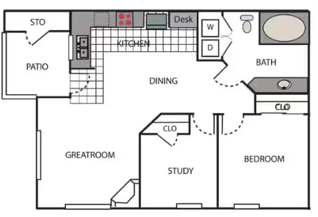 Mercer 0605 floor plan