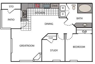 Mercer 2606 floor plan