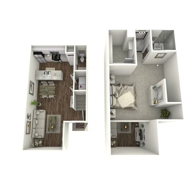 1 Bed • 1 Bath 1403 floor plan
