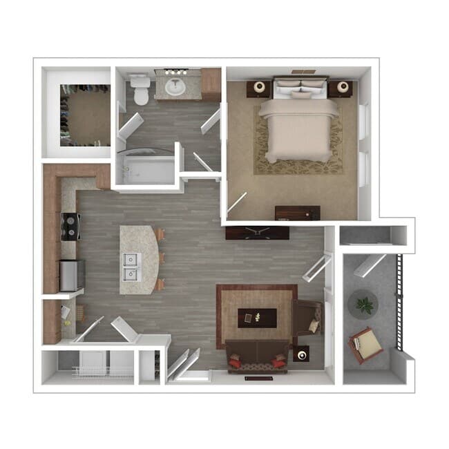 A4 - Partially Renovated floor plan