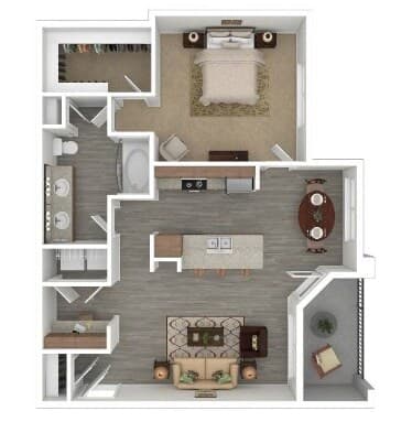 A5 - Partially Renovated floor plan