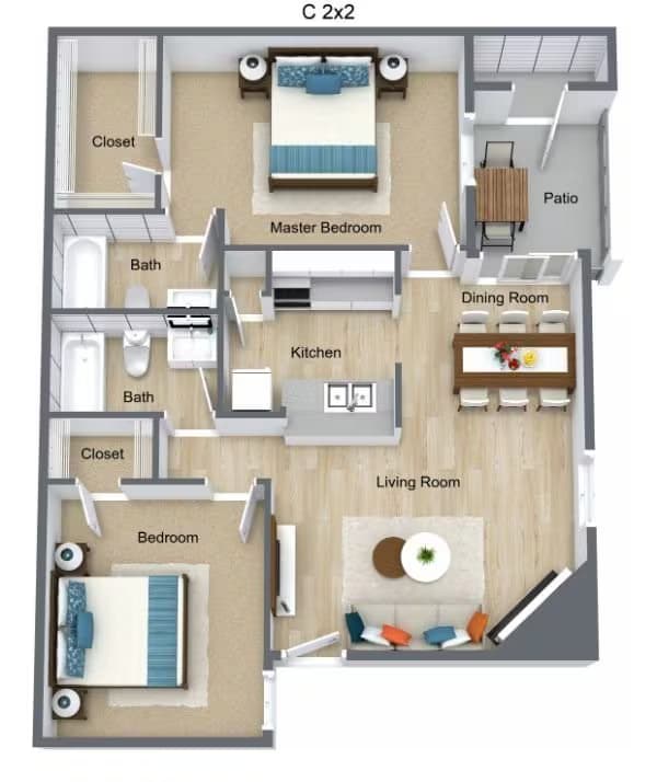 Floor Plan C 12-1209 floor plan