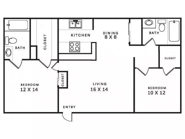 B-3 1414 floor plan