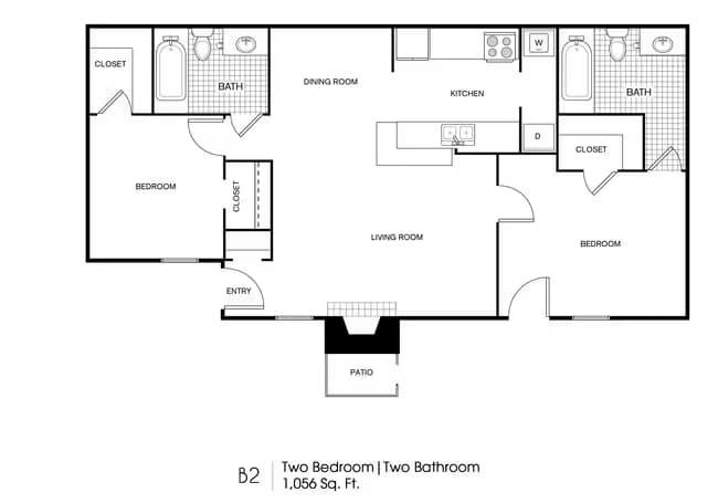 Unit 1214 floor plan