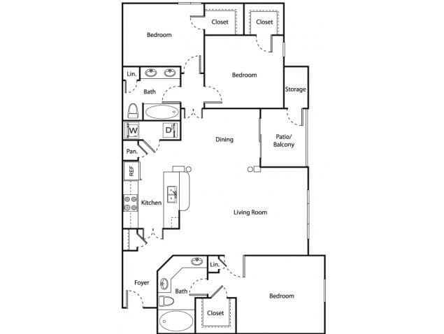 Unit 0721 floor plan