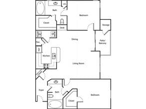 Tahoe with 1-Car Garage 0321 floor plan