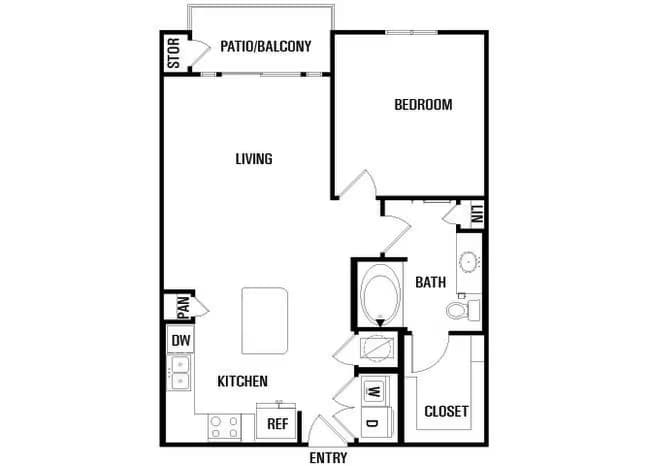 A4 555 floor plan