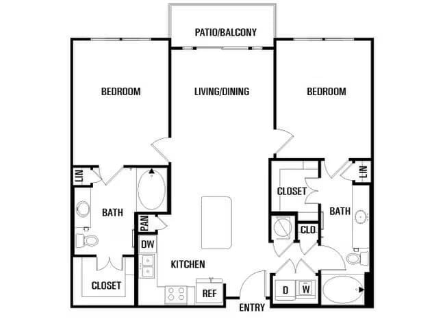 B1 434 floor plan