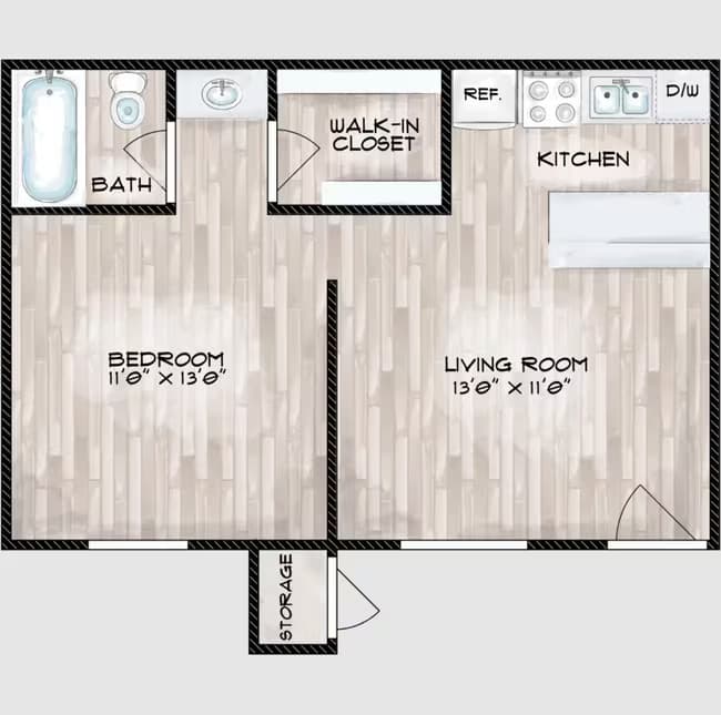 A - Eff. 7006 floor plan