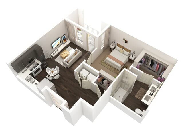 Unit 0-420 floor plan