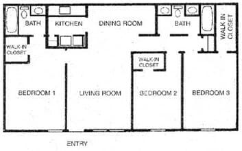 Chateau 118C floor plan