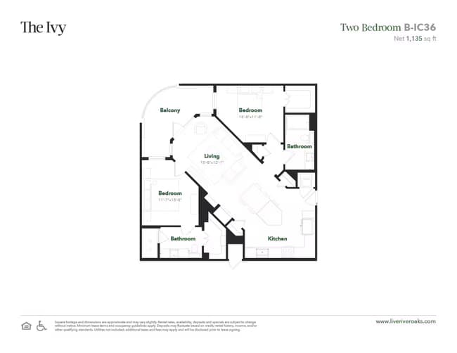 Unit 1413 floor plan