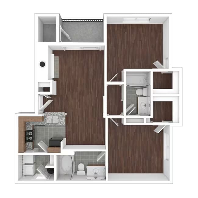 Unit 0438 floor plan
