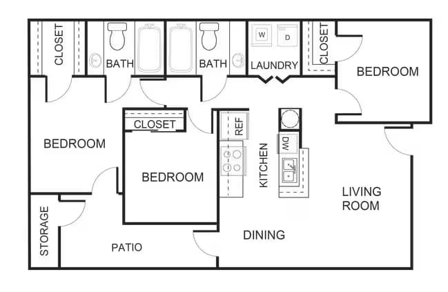 C1 0403 floor plan
