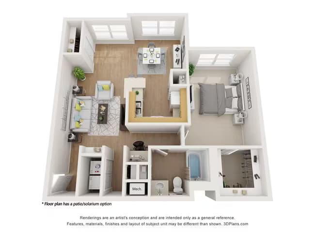 Unit 6310 floor plan