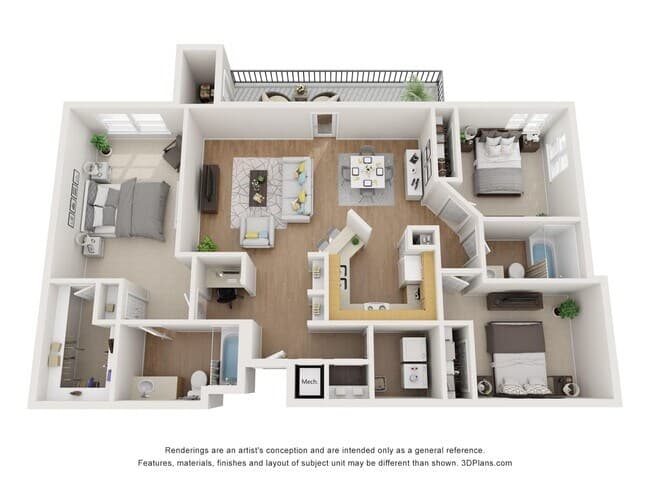 Unit 3112 floor plan