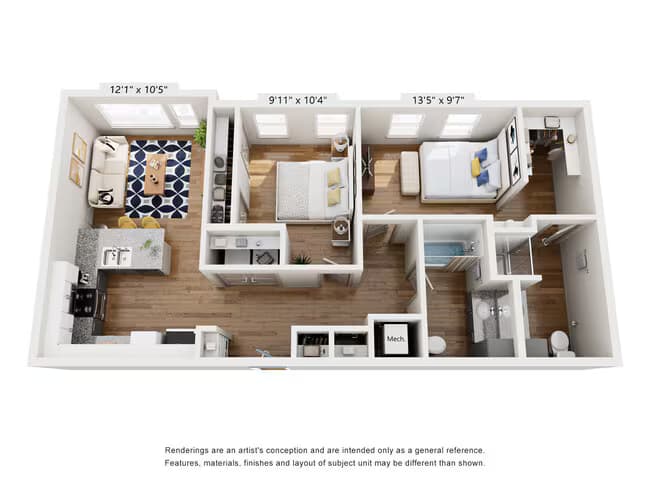 Unit 309 floor plan