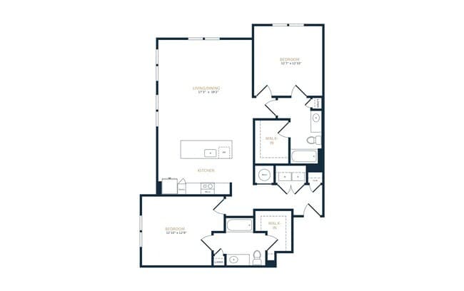 Unit 332 floor plan