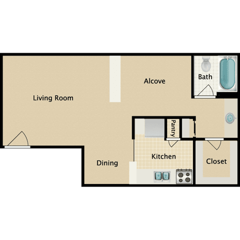1X1AR A131 floor plan