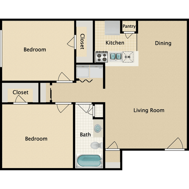 Unit A066 floor plan