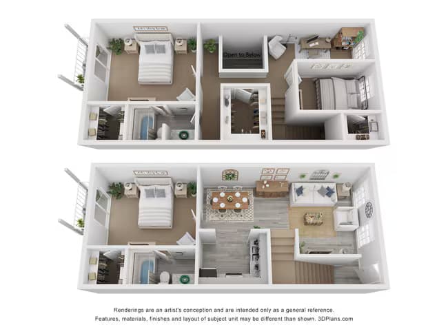 Unit 1436 floor plan