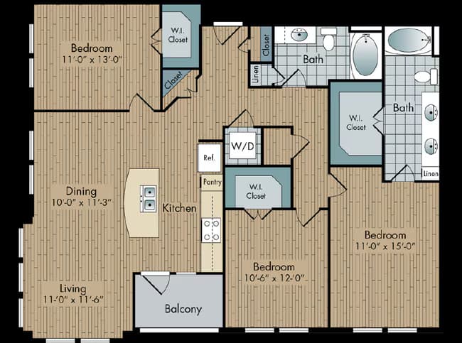 G 326 floor plan