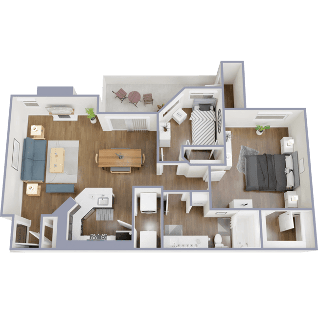 Unit 0435 floor plan