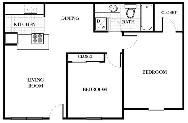 B1-The Buckingham 140-3 floor plan
