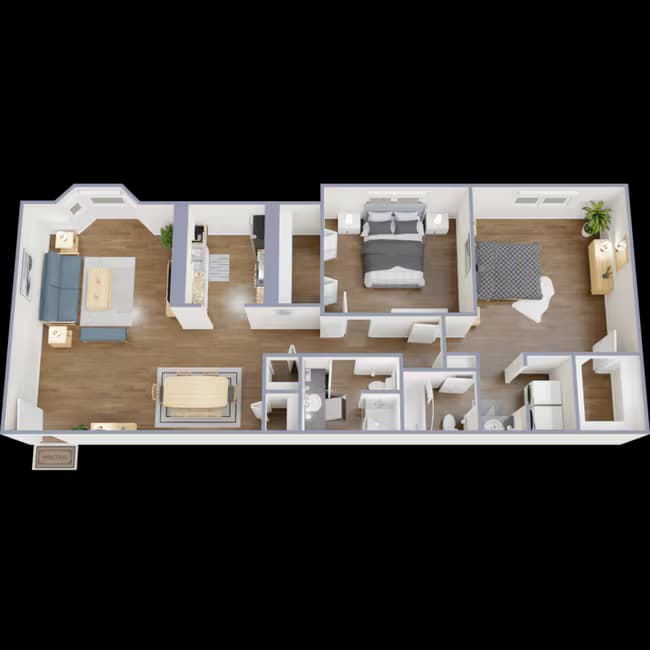 Unit 314D floor plan