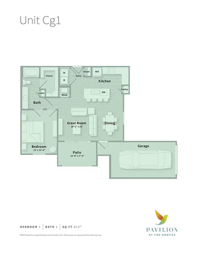 Unit 9202 floor plan