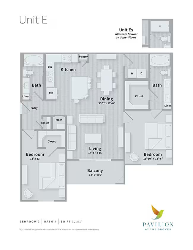 Unit 1203 floor plan