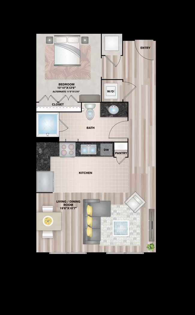 Unit 511 floor plan