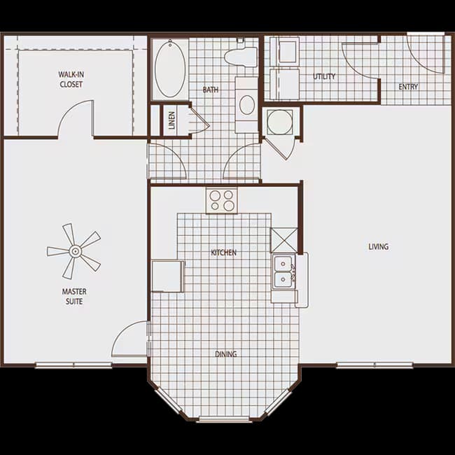 Unit 2031 floor plan