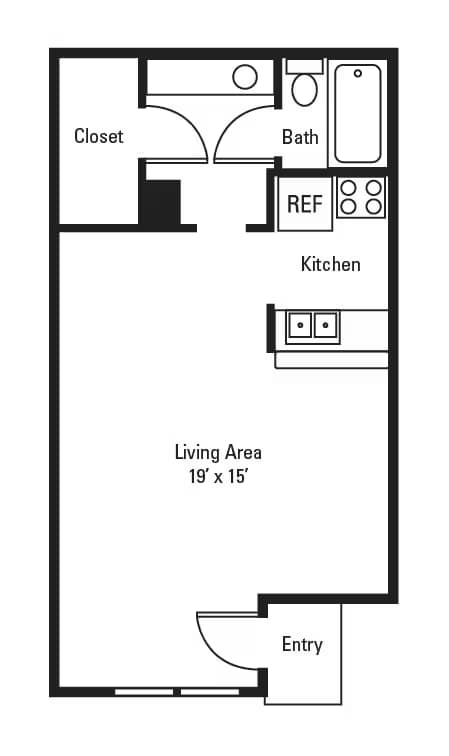 Unit 1020 floor plan