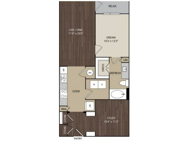 A6 435 floor plan