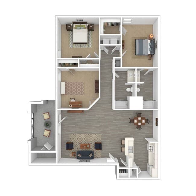 Unit 07305 floor plan