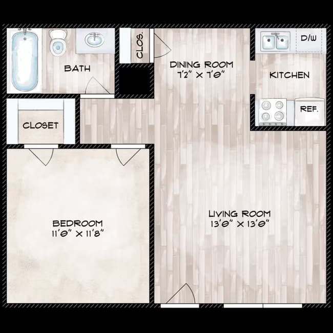 Unit 5315 floor plan