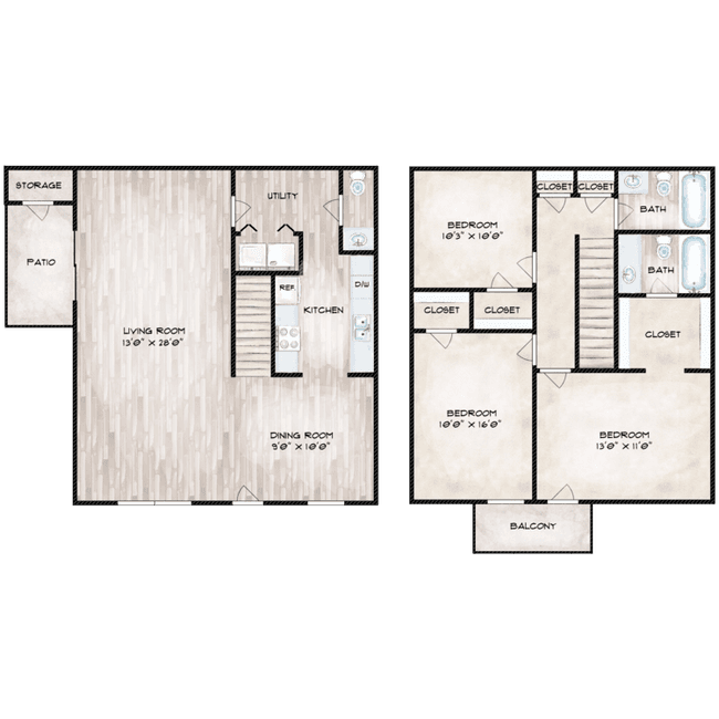 Unit 4804 floor plan