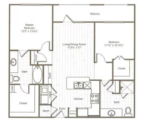 B1 4077 floor plan