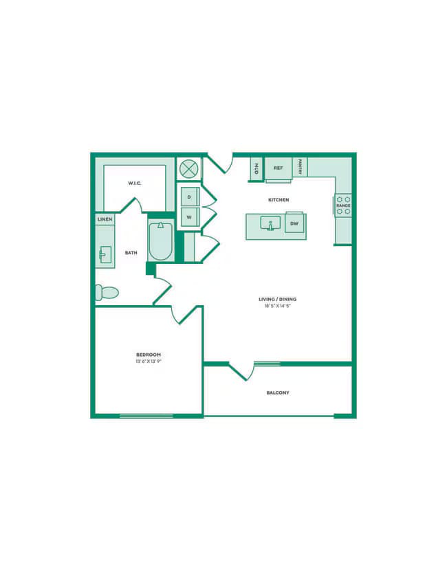 Unit 109 floor plan