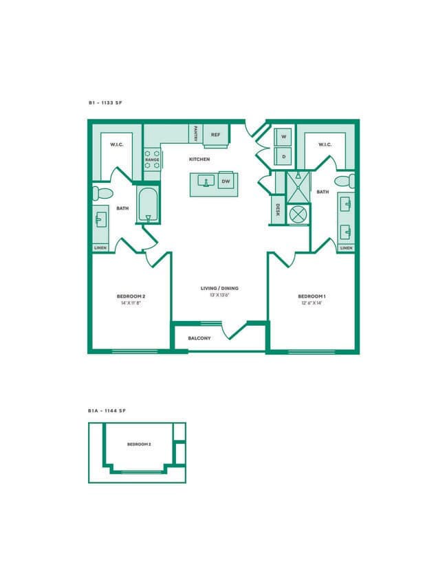 Unit 292 floor plan