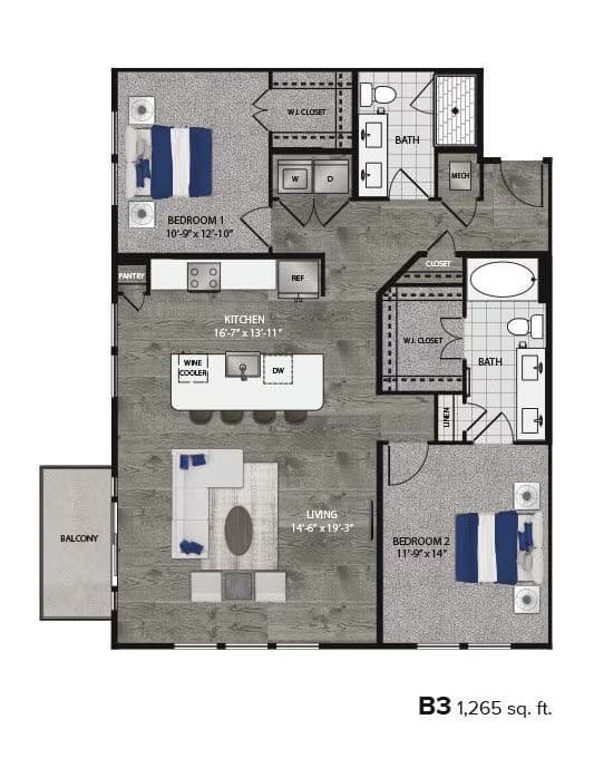 B3 431 floor plan